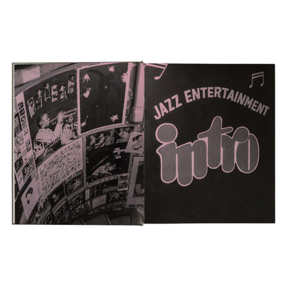 Album cover with black and white collage on left and 'Jazz Entertainment Intro' text on right
