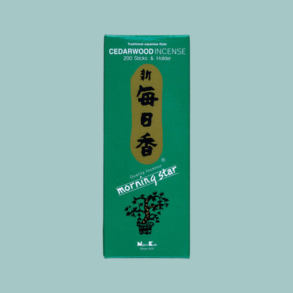 Nippon Kodo Morning Star Cedarwood Incense Sticks | Olio Music & Art