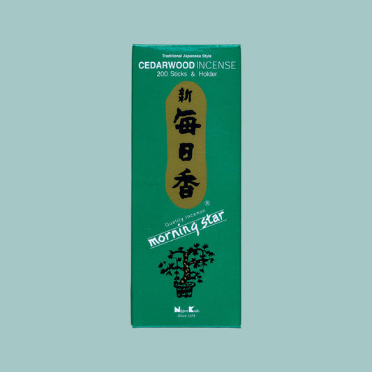 Nippon Kodo Morning Star Cedarwood Incense Sticks | Olio Music & Art