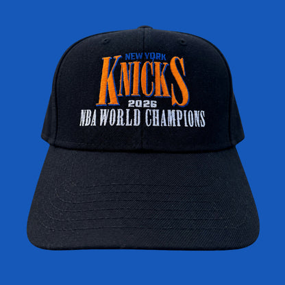 New York Knicks 2026 World Champions Baseball Cap