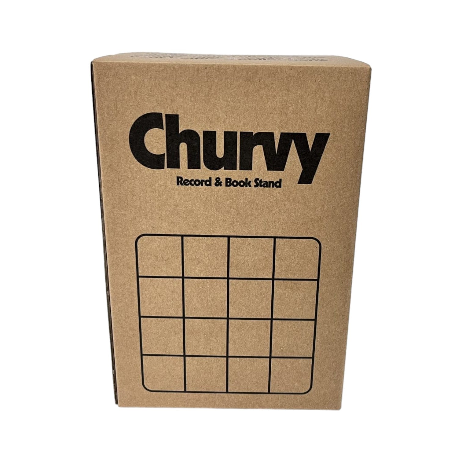 Churvy レコード&ブックスタンド (クロームワイヤー収納ラック